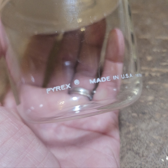 Vintage Pyrex Spice Of Life Round Clear Glass Storage Container Jar - Picture 3 of 11